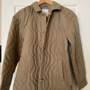 NWT Madewell Quilted Belrose Shirt Jacket in size Medium (runs large)